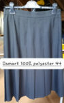 jupe plissée Damart en polyester occasion Taille 44
